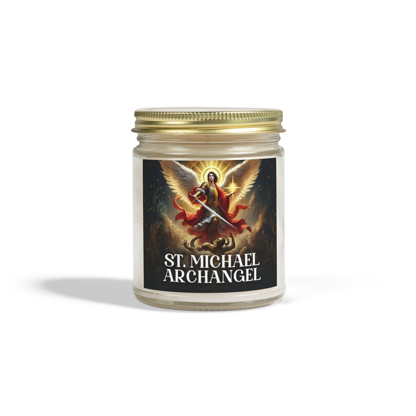 St Michael Archangel Candle | Spiritual Candle - Saint Michael Archangel Candle - Religious Candle - Religious Candle