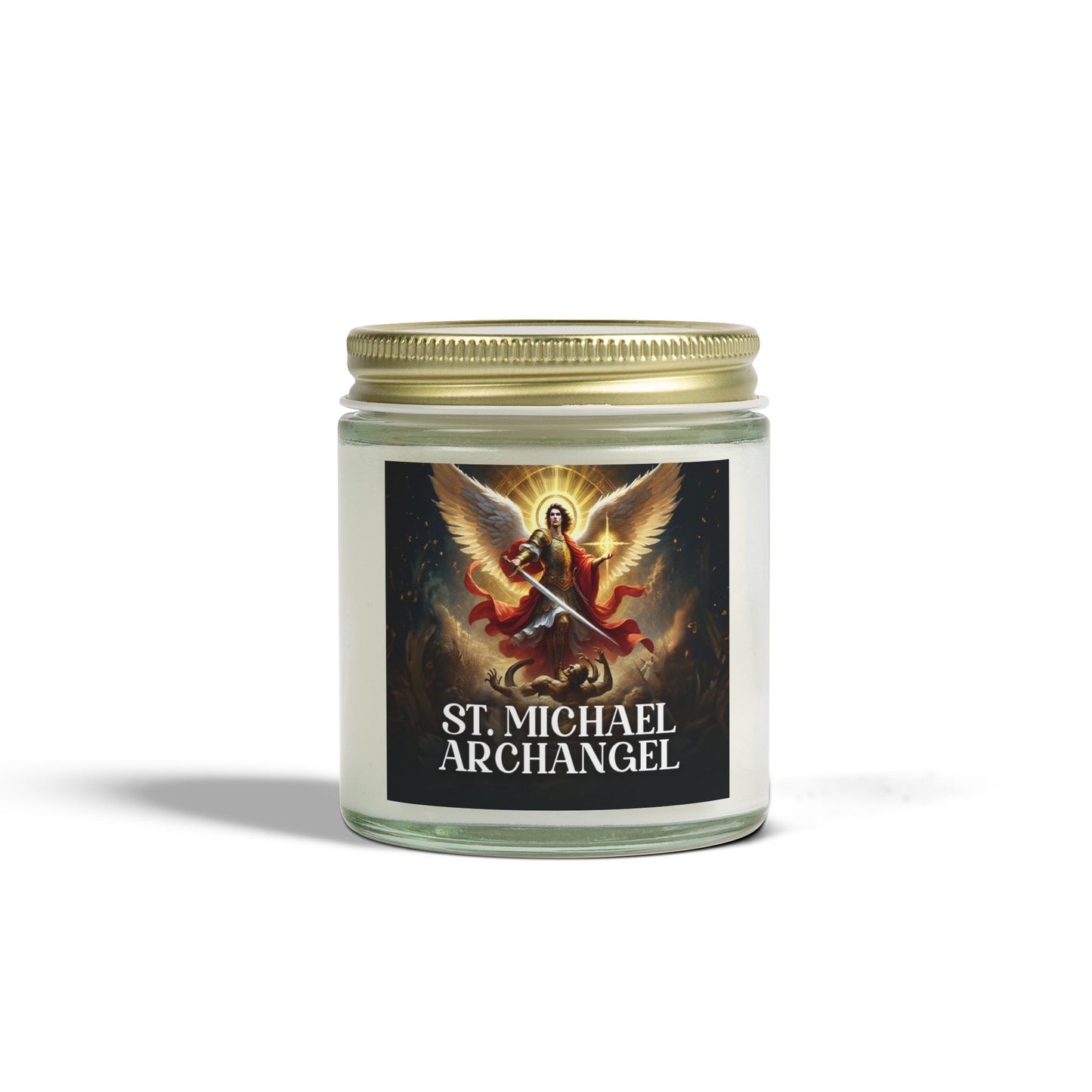 St Michael Archangel Candle | Spiritual Candle - Saint Michael Archangel Candle - Religious Candle - Religious Candle