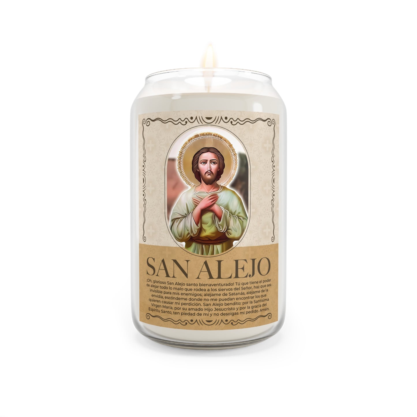 Vela Aromática de San Alejo | Protección Espiritual y Energía Positiva