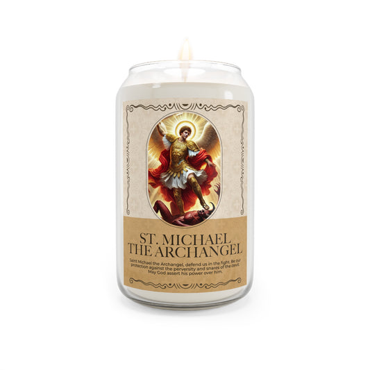 St Michael Archangel - Candle - Spiritual Candle - Protection Candle  - Michael Archangel - Peace Candle - Spiritual decor